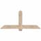Ekena Millwork Eugene Smooth Timber Gable Bracket, Douglas Fir, 60"W x 27"H x 3 1/2"D x 5 1/2"F, 11/12 Pitch GBW060X27X0406EUG00SDF - alternate 1